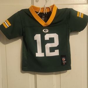 NFL Green Bay Packers 12 Rodgers Infant Jersey , size 12 months